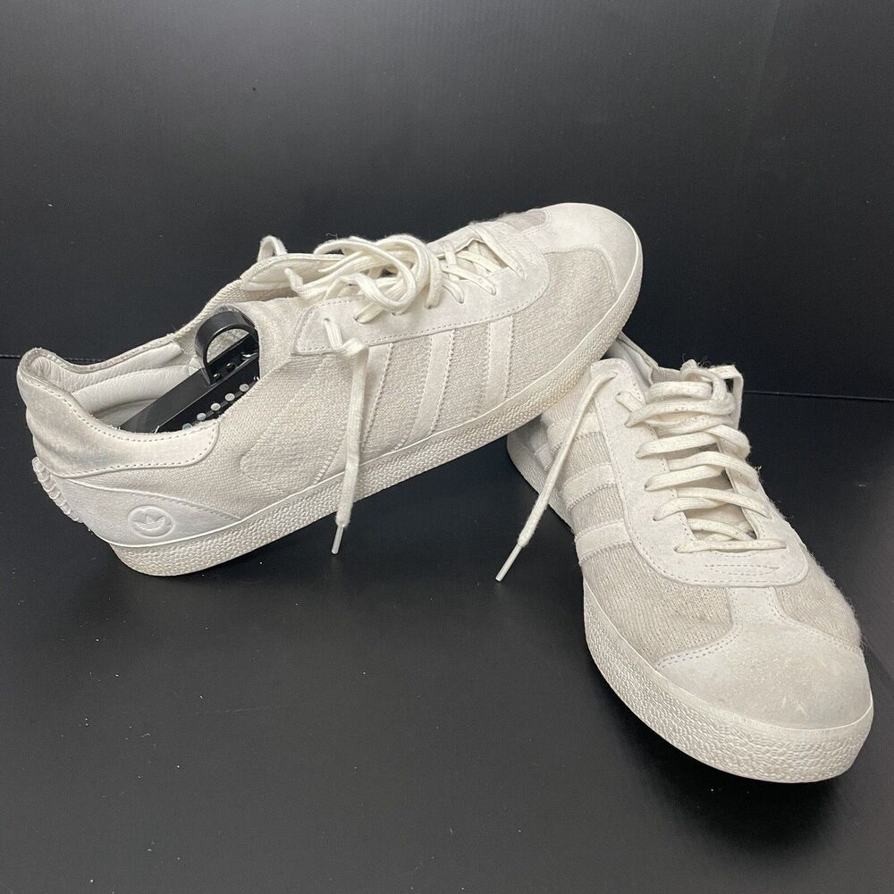 Adidas x Wings + Horns Gazelle Men's Size 13 Shoes WHITE/OFFWHITE/OWHITE